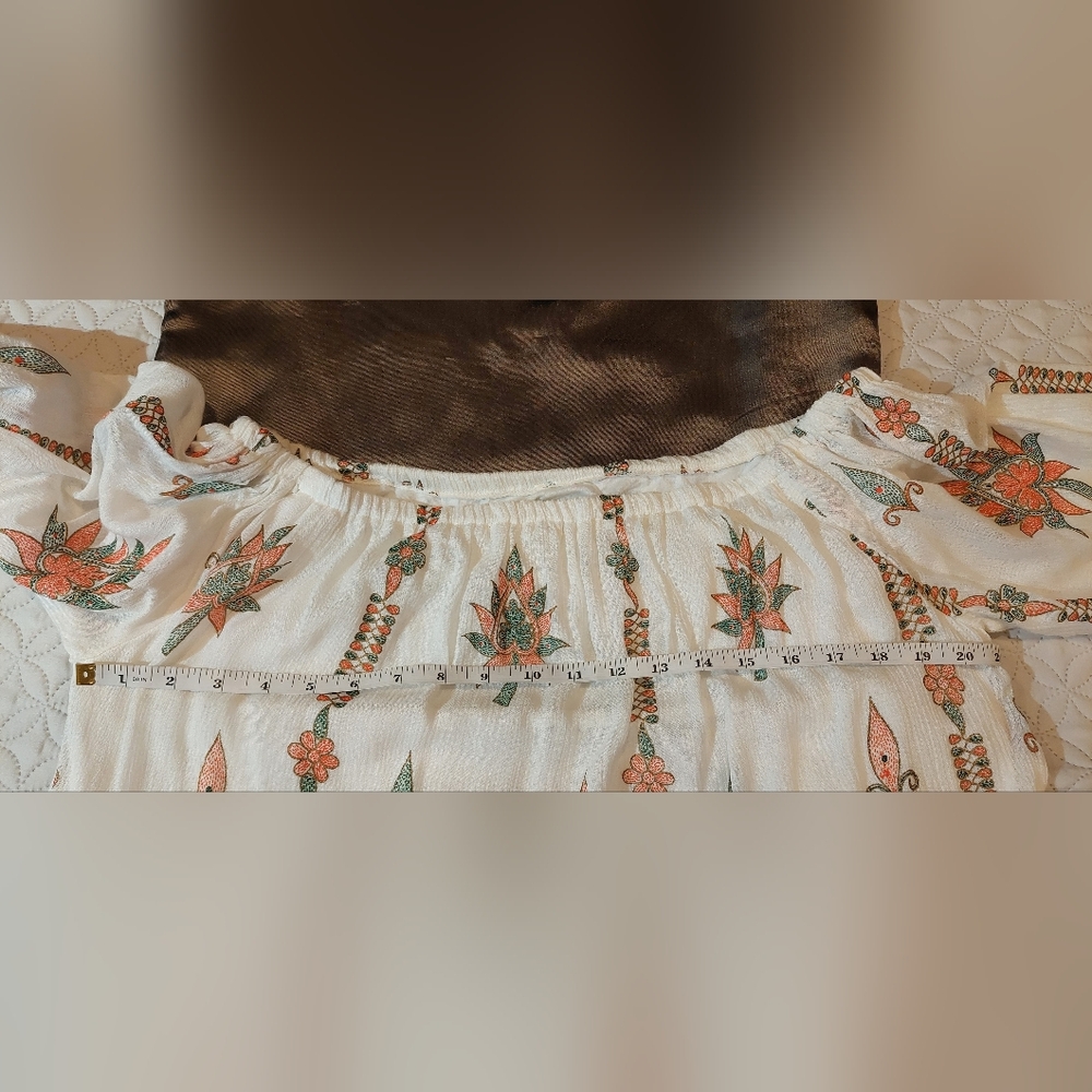 Bohemian Floral Tunic Dress - Picture 7 of 10